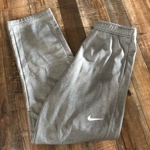 NIKE gray sweatpants youth size L